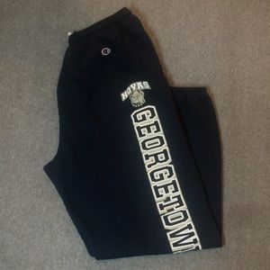 CHAMPION MENS ECOFLEECE GEORGETOWN HOYAS SWEATPANT